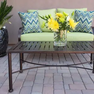 14_Slatted Metal Tables