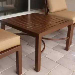 15_Slatted Metal Tables
