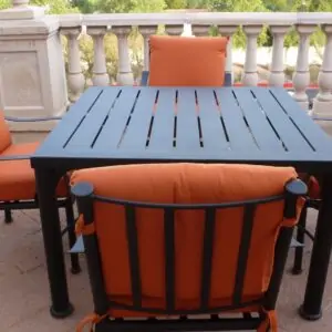 17_Slatted Metal Tables