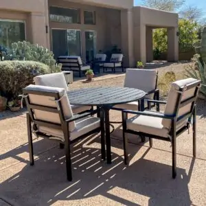 27_Slatted Metal Tables